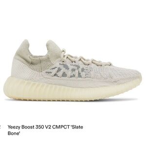 Yeezy Boost 350 V2 CMPCT 'Slate Bone' in Gray and Cream